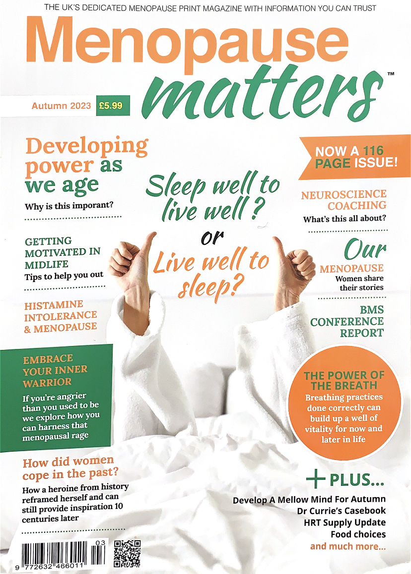 Menopause Matters Autumn edition out now!
