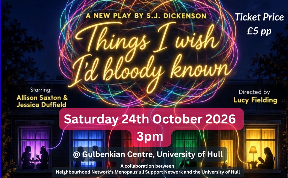 .24.10.26 @ 3pm - Menopaus'ull Play Ticket (Things I Wish I'd Bloody Known)