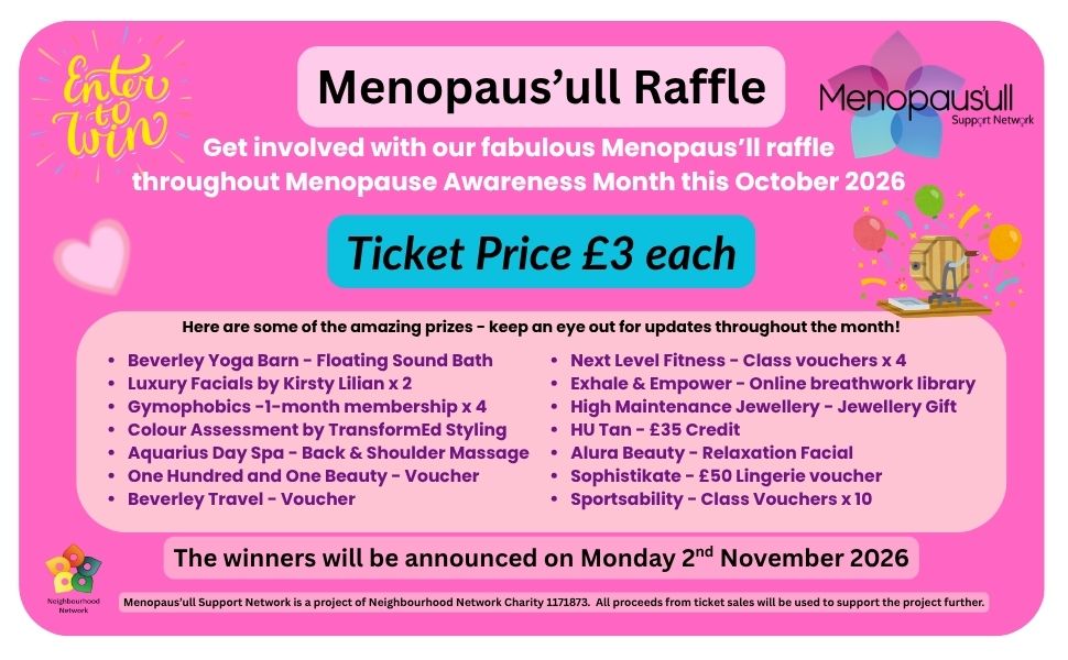 .Menopaus'ull Raffle - 1 Ticket £3